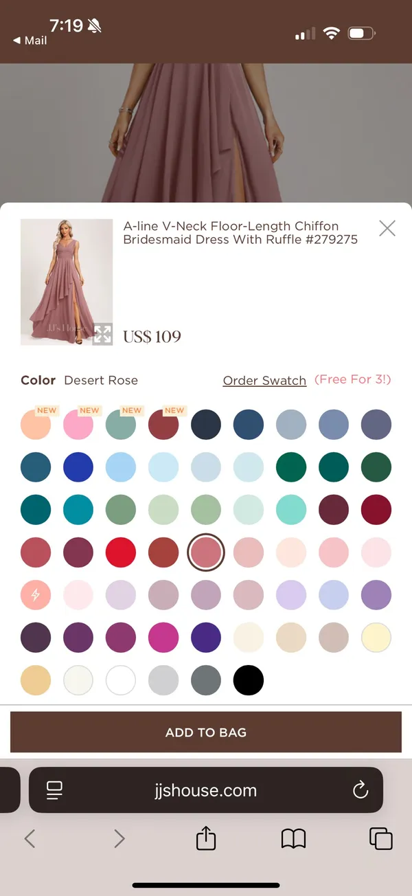 JJ's House Dusty Pink Long Wedding Guest Dress - Image 8