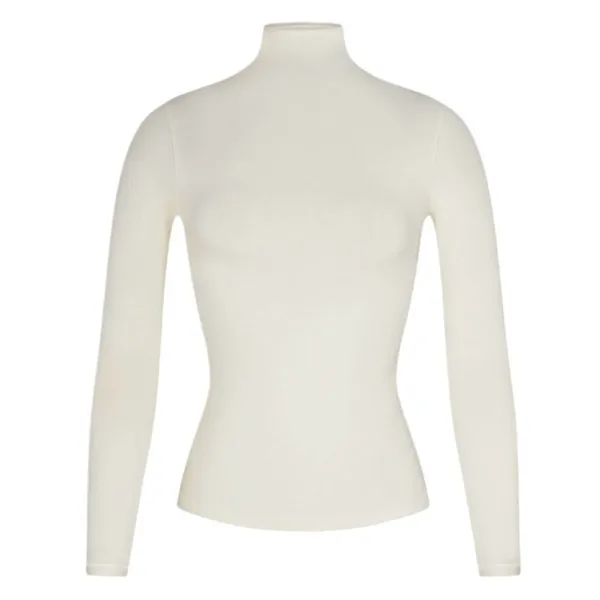 Cotton Jersey Long Sleeve Turtleneck - Image 2