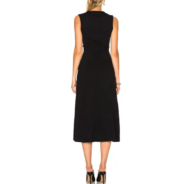 ALEXANDER WANG Cotton Jersey Twist Front Muscle Dress Medium - Image 6