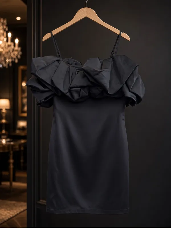 Mabel Ruffled bodycon mini dress XL - Image 2