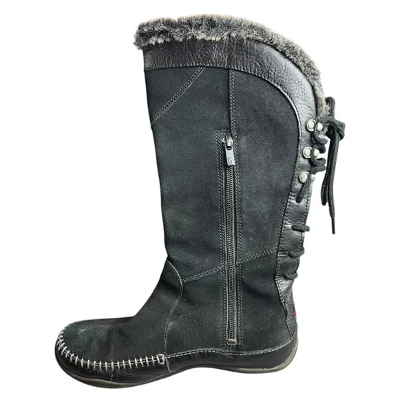 The North Face Women's 6 Janey Boots Black Tall 200G‎ Primaloft Insulated Winter - Image 7