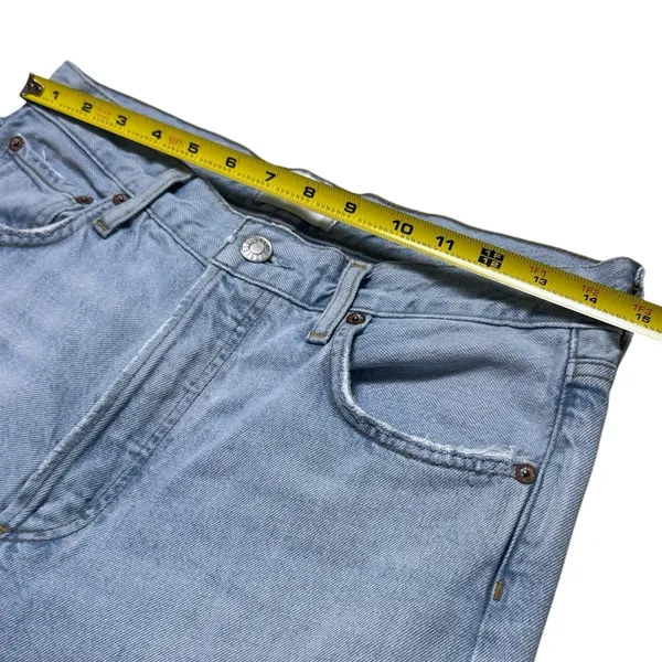 Agolde Ren High Rise Wide Leg Jeans Lightwash Capsule‎ Comfort Minimalist 28 - Image 11