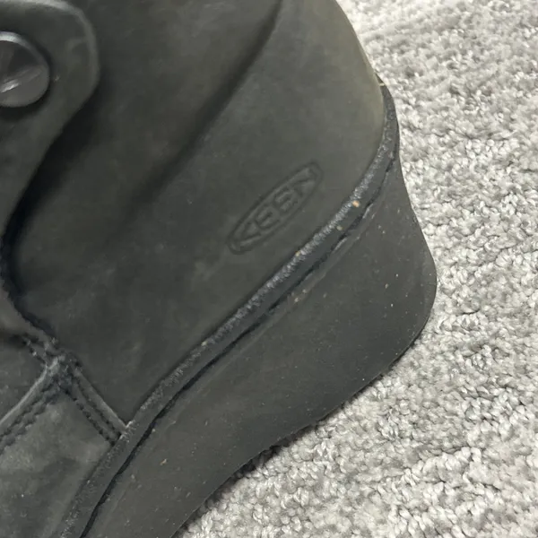 Keen Akita Ankle Boots Womens 8 Slate Gray Wedge Leather Snap Closure - Image 2