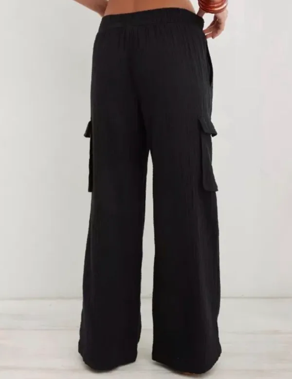 Aerie black wide leg pants - Image 5