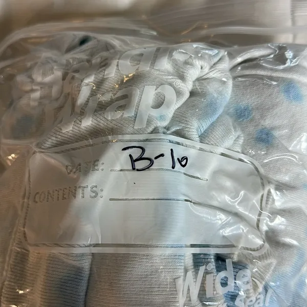 Roller Rabbit Blue Monkey Tie Dye White and Blue Sweatpants Size Medium - Image 11