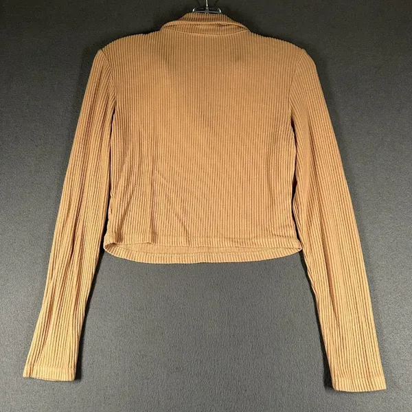 Altar'd State Sweater Womens Medium Ribbed Long Sleeve Collared Pullover Top‎ - Image 7
