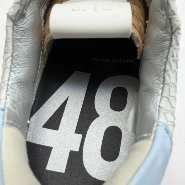 P448 Women's John Margot Sneaker Shoes Blue White‎ Cork Size EU 36 US Size 6-6.5 - Image 9