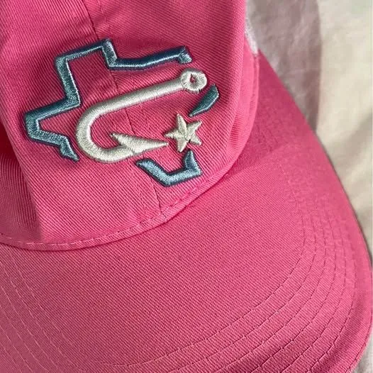 Hooks Baseball Cap Corpus Christi Texas Pink - Image 5