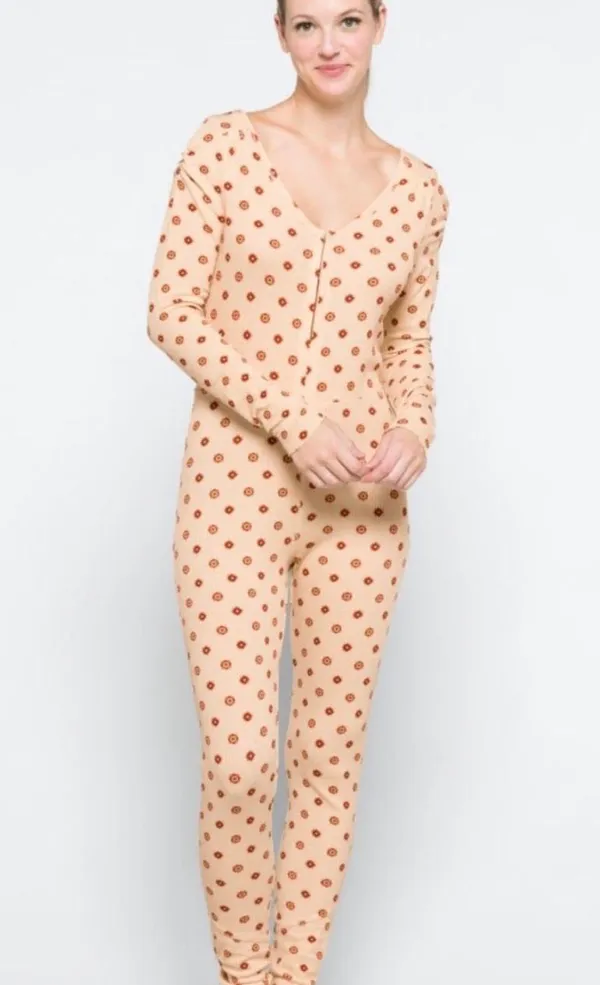 Free People SMALL Home Alone Long Johns In Warm Combo BNWTS - Image 10