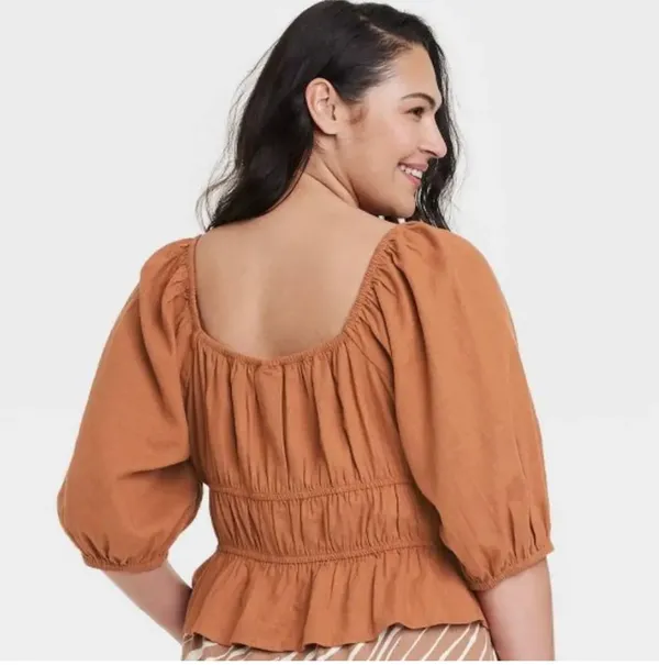 A New Day Puff Sleeve Top - Image 2