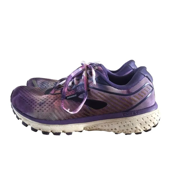 Brooks Ghost‎ Together Unity Purple Tie Dye Athletic Shoes 6.5 - Image 2