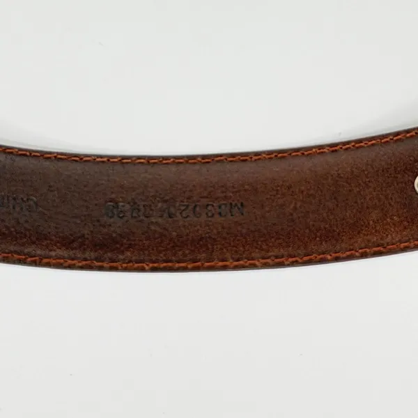 Fossil Size 38 Brown Croc Embossed Leather Concho Western Belt Equestrian Rodeo - Image 10