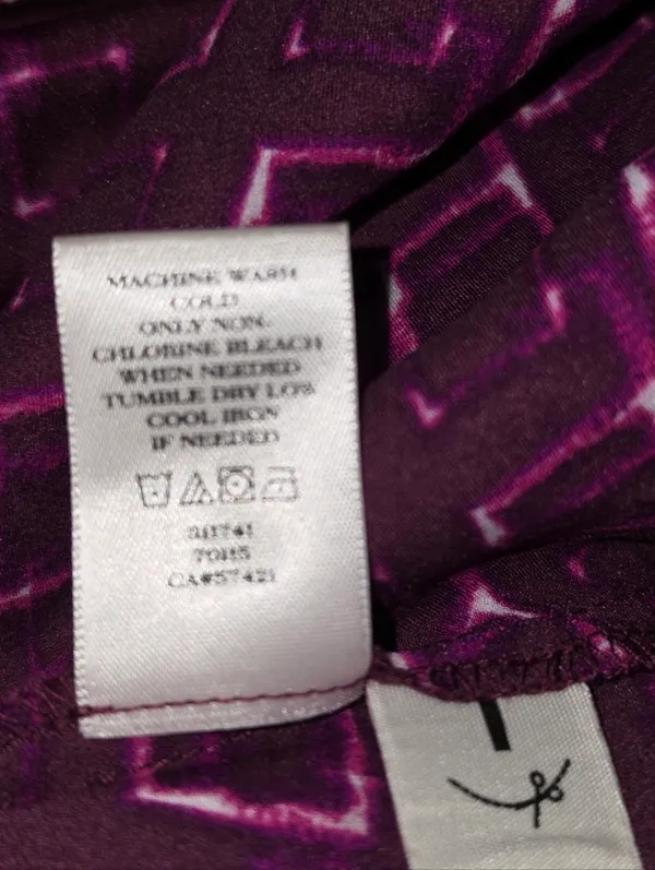 Ann Taylor Short Sleeve Blouse Size 8 - Image 6