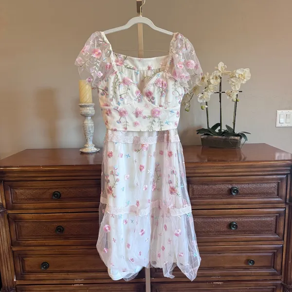 Altar’d State Ambrose Floral Embroidered Top & Skirt Set NWT Small - Image 14
