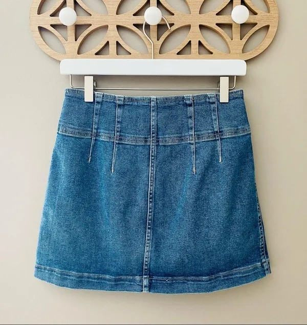 Free People Virgo Mini Skirt Sz 29 - Image 6