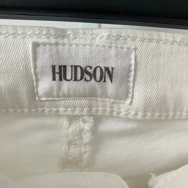 Hudson‎ Cotton Lyocell Coastal Clean Academia Skinny Denim Jeans 30 White - Image 4