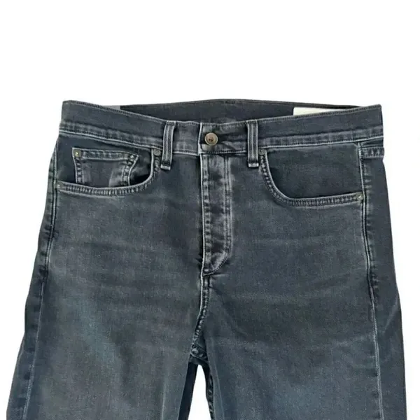 Rag & Bone Fit 2 - Minna Slim Fit Blue Black Stretch Jean SZ 33 #1979 - Image 2
