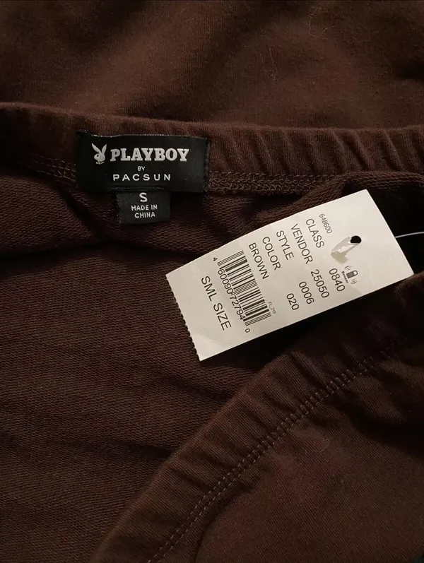 Playboy Brown Mini Skirt - Image 2