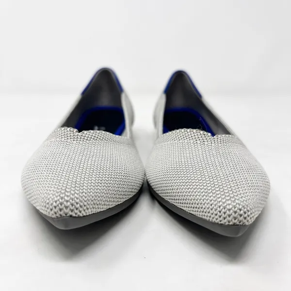 [Rothy’s] The Point Birdseye Gray Slip On Washable Ballet Flats Pointed Toe 6.5 - Image 3