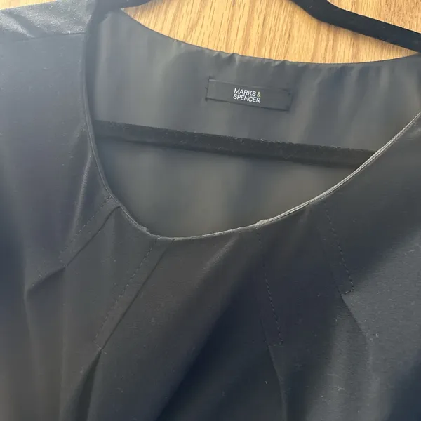 Marks & Spencer Classic Black Mini Dress size 16UK - Image 4