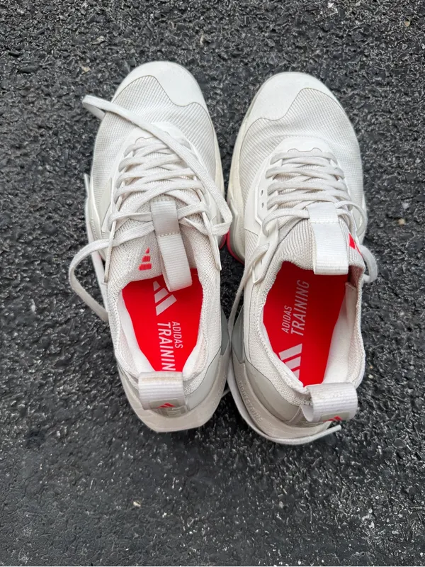 Adidas White Gray Athletic Sneakers Women’s 7.5 - Image 7