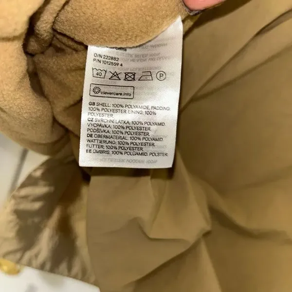 H&M Tan/Beige Fleece Men’s Jacket(Size Small) - Image 5