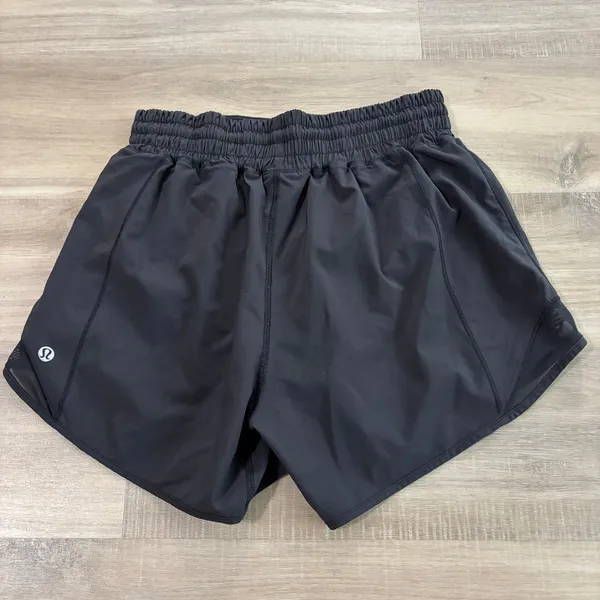Lululemon Hotty Hot Short High-Rise Long 4" Women Size 4 Black - Image 4