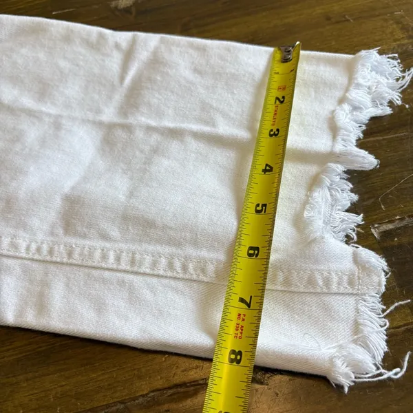 Free People | We The Free Maggie Mid Rise Distressed Straight Jeans White 28 - Image 9