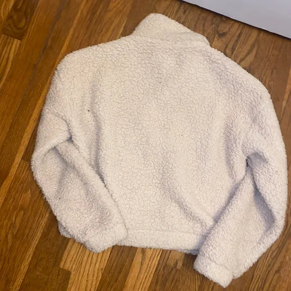 American Eagle Outfitters tan sherpa jacket - Image 2