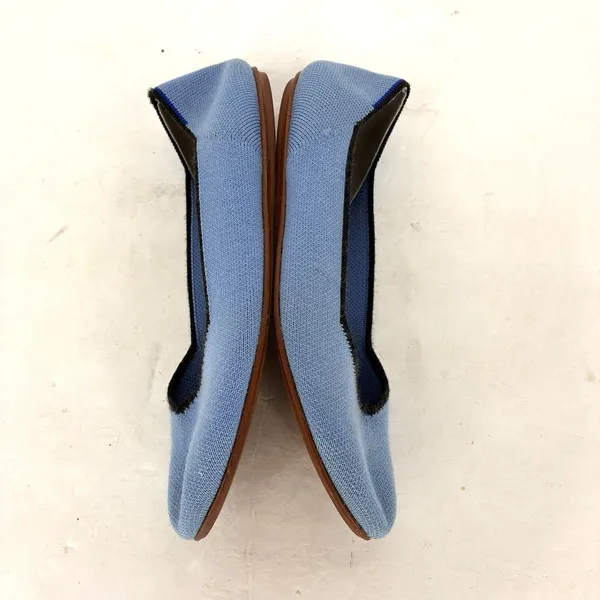 Rothy's The Daily Flat Womens 9 Ice Blue Merino Wool Ballet Flats Shoes - Image 7