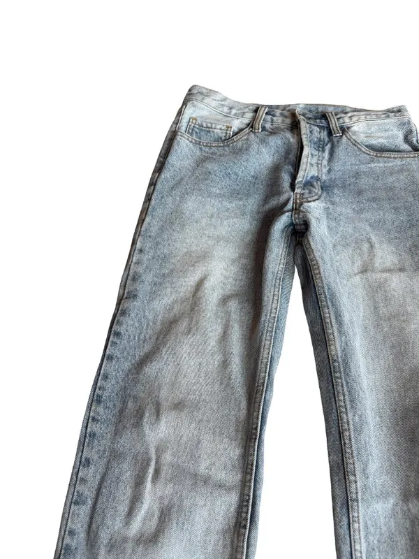 John Galt Light Wash Denim Jeans Straight Fit Classic Casual Size Small Women's - Image 3