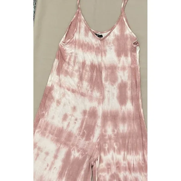 21 Saints Womens Jumpsuit Pants Size Large Capri Romper Tie Dye Y2k 90s Hipster - Image 4