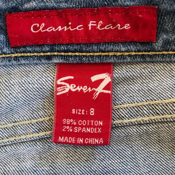 Seven7 Jeans ‘Classic Flare’ Cut 8 - Image 7