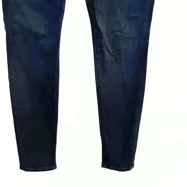 7 For All Mankind‎ Women's Skinny Jeans Size 31 Dark Wash Blue Denim - Image 4