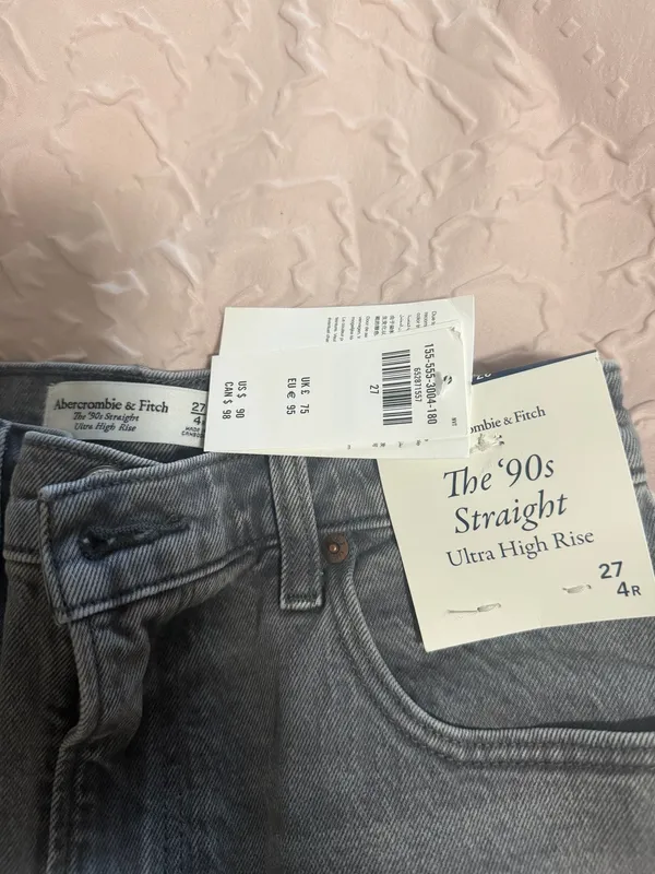 Abercrombie Straight Ultra High-Rise 90s Jeans - Image 2