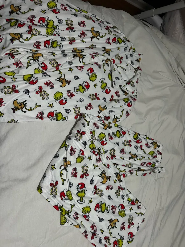 Grinch Christmas pajamas Multiple Size M - Image 2