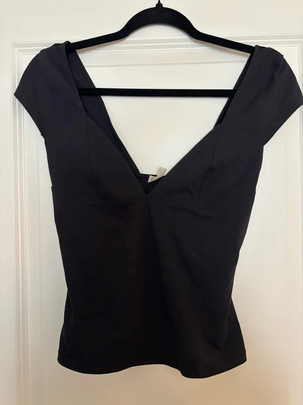 Free People Duo Corset Cami Black Medium - Image 2