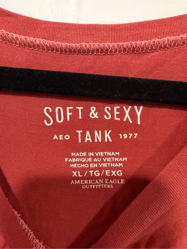 American Eagle soft and sexy Rust Red Tank Top - Image 2