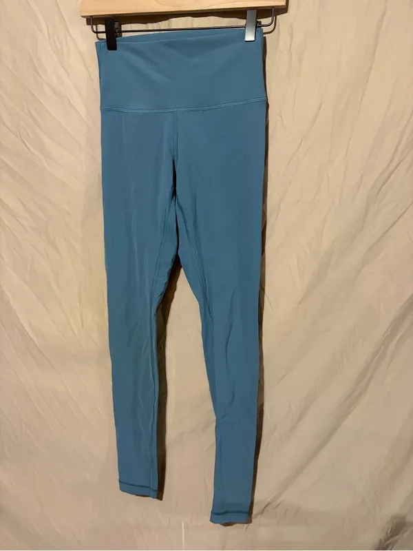 Lululemon Wunder Under Hi-Rise Tight 28" Persian Blue - Image 2