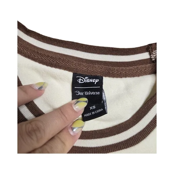 Our Universe Disney Tinkerbell Small & Mighty Crewneck‎ Sweatshirt Size: XS - Image 5