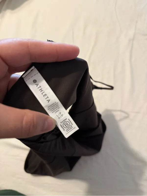 Athleta Black Square-Neck Bodysuit with Thin Straps - Image 4