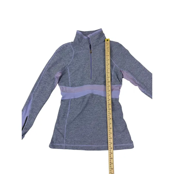 Lululemon Athletica Purple Full Zip Workout Jacket Womens Size 6 - Image 8