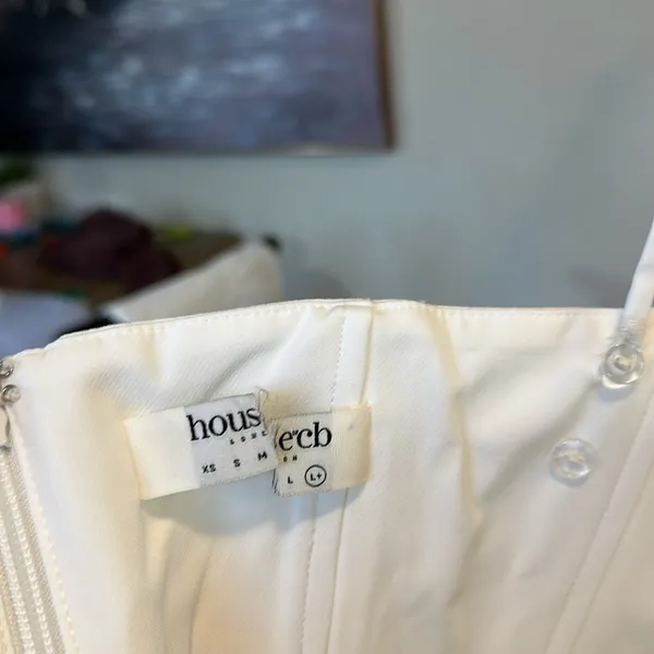 HOUSE OF CB 'Audette'‎ White Structured Corset NWOT size XL - Image 11