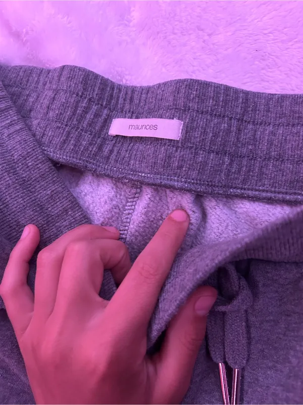 Maurices Gray wmns Sweatpants with Drawstring - Image 2