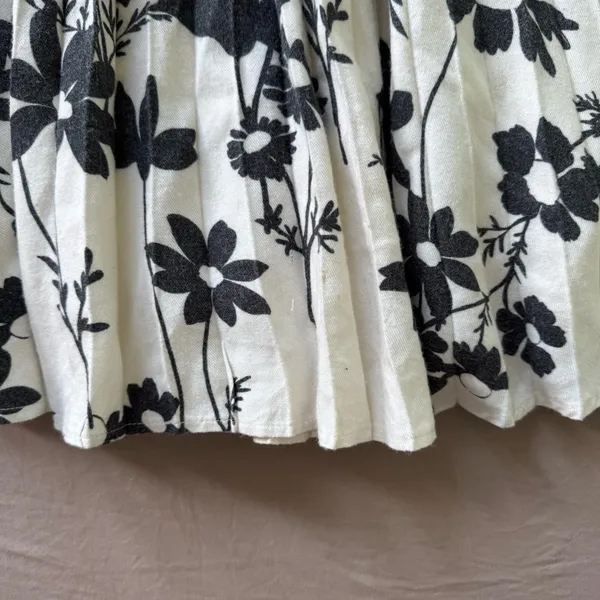 Alitsa Floral Pleated Midi Skirt - Image 8