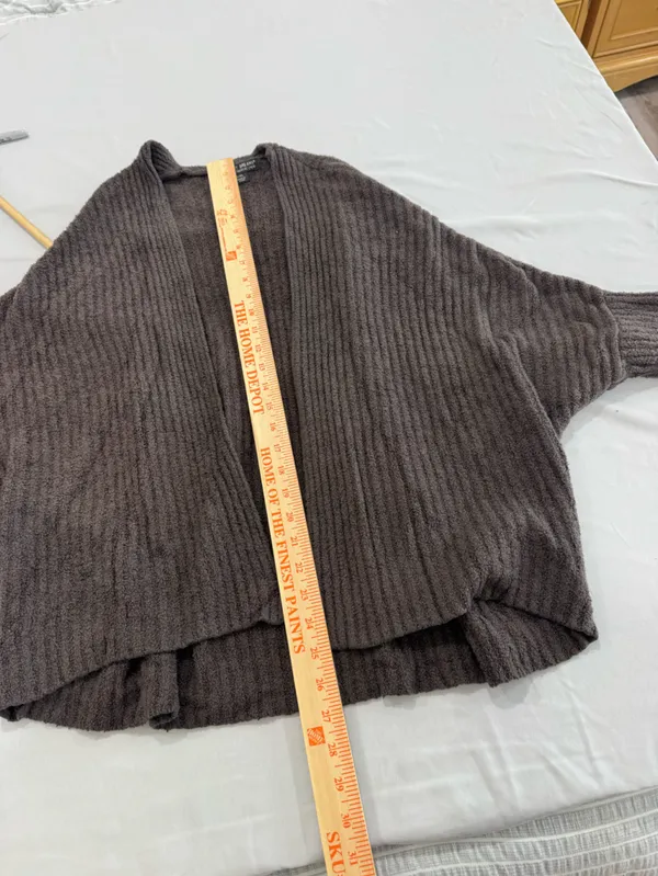 Barefoot Dreams Cozychic Lite Ribbed Shrug Cardigan‎ L/XL - Image 6
