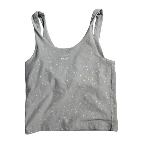 Beyond Yoga Keep it Simple Alloy‎ Speckled Cropped Tank Size: XS - Image 5