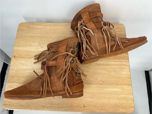 Free people karma Fringe Moccasin Karma Of Charme Italy - Image 9