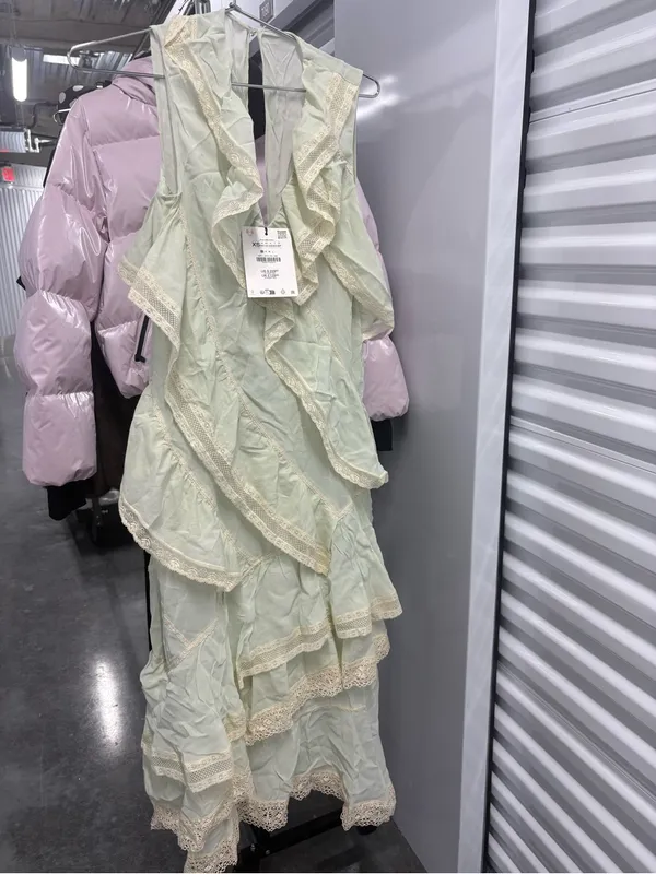 Zara limited edition ruffle maxi dress - Image 4