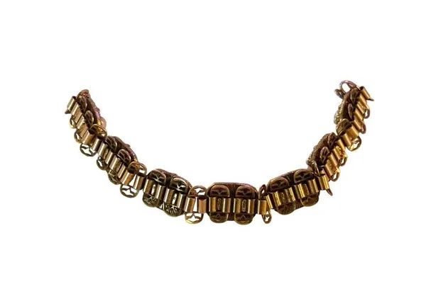 Vintage pearl book link bracelet - Image 5